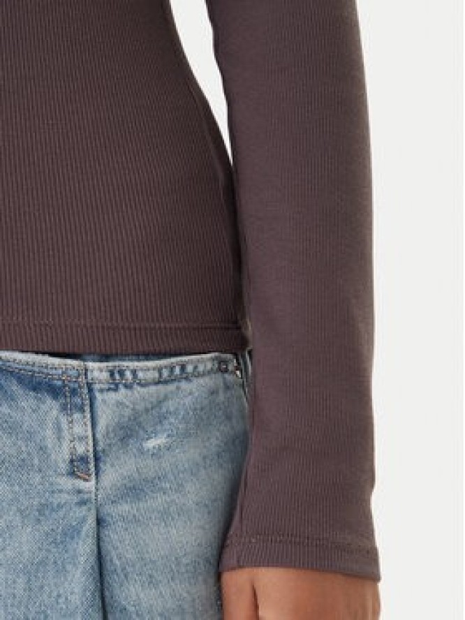 Tommy Jeans Bluzka Essential DW0DW17990 Brązowy Slim Fit