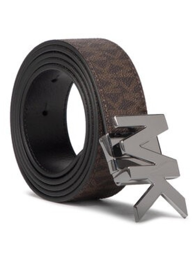 MICHAEL Michael Kors Pasek Damski 34mm Ctfr Mk Buckle Belt 39H9LBLY1U Brązowy