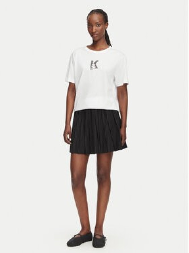 Karl Lagerfeld Jeans T-Shirt B3W17018 Biały Regular Fit