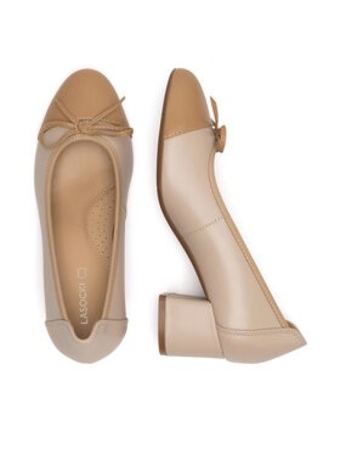 Lasocki Czółenka WYL4060-3Z Beżowy