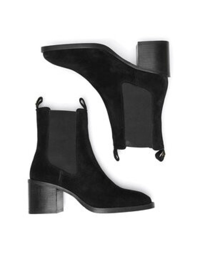 Sergio Bardi Botki WI32-E1094-01SB Czarny