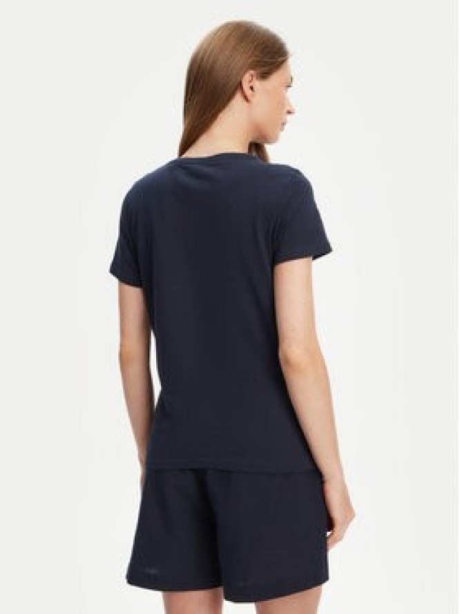 Mustang T-Shirt Alma 1016156 Granatowy Regular Fit