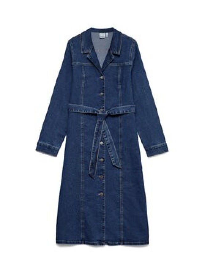 Vero Moda Sukienka jeansowa Telly 10338086 Niebieski Regular Fit
