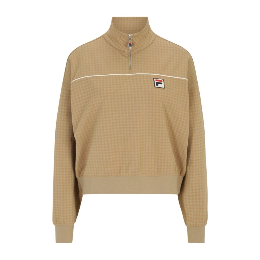 Bluza damska FILA Liebau Aop Half Zip