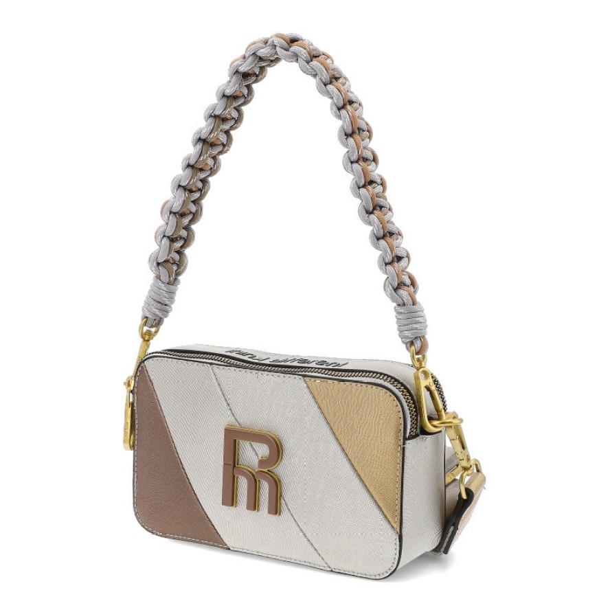 Srebrna Zgrabna Torebka Damska Pepe Moll