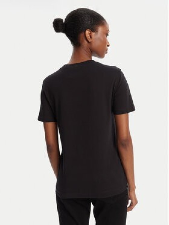 Versace Jeans Couture T-Shirt 79HAHE06 CJ00E Czarny Regular Fit