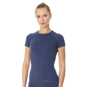 Koszulka wełniana z krótkim rękawem damska Brubeck ACTIVE WOOL