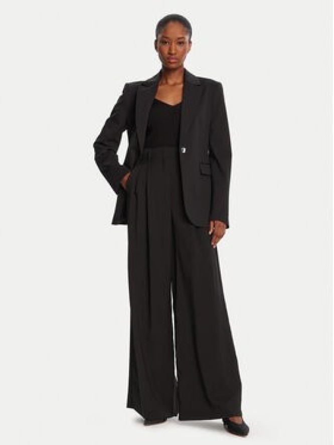 Weekend Max Mara Spodnie palazzo Adelfi 2525136072 Czarny Wide Leg