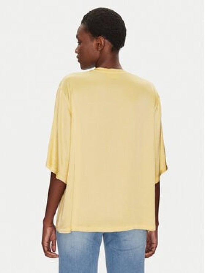 ViCOLO Bluzka TD0013 Żółty Relaxed Fit