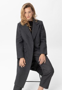 Długi płaszcz dwurzędowy J-MIKELA