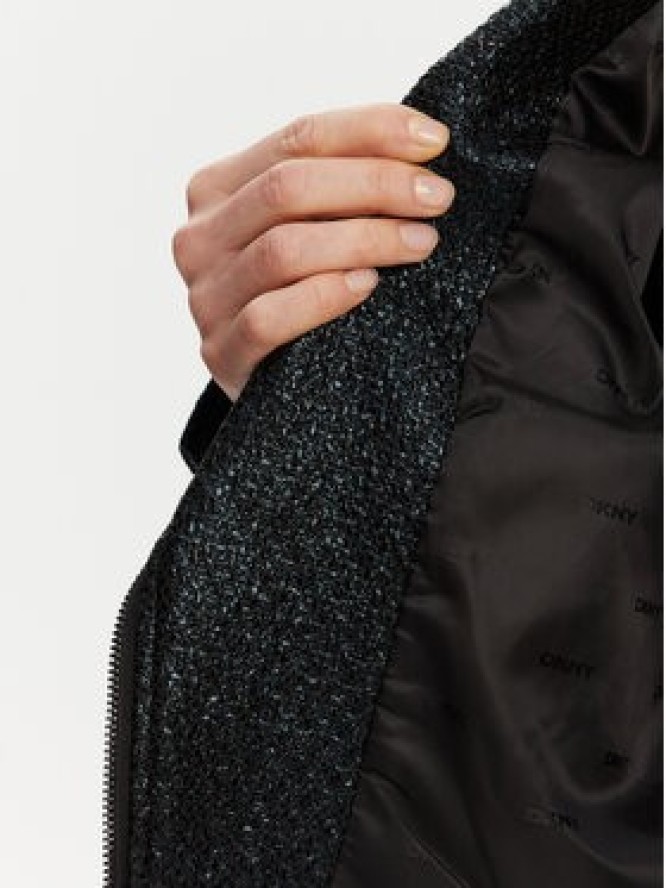 DKNY Kurtka przejściowa P4JJ6XIY Czarny Regular Fit