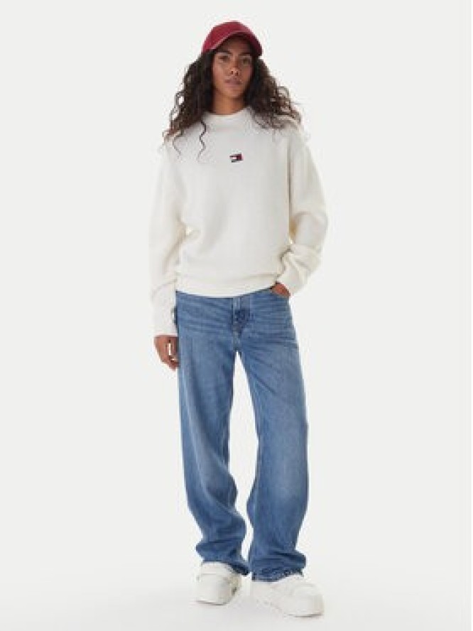 Tommy Jeans Golf Badge DW0DW22109 Écru Relaxed Fit