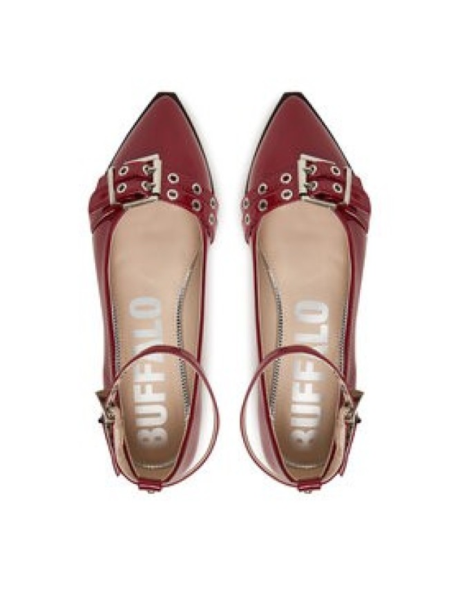 Buffalo Baleriny Marly Ankle 1621027 Czerwony
