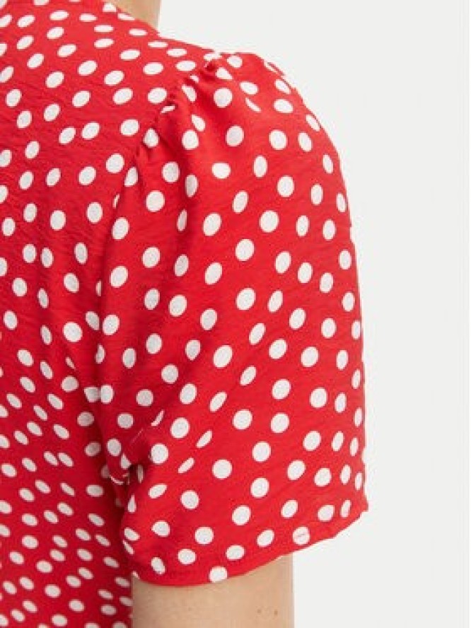 Morgan Sukienka codzienna 261-ROIS Czerwony Regular Fit