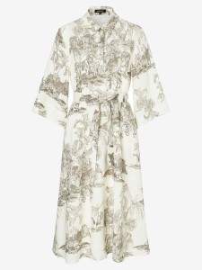 More & More Sukienka koszulowa w kolorze kremowo-oliwkowym rozmiar: 34