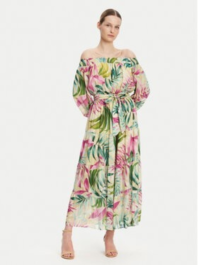 Guess Sukienka letnia W5GT16 WH9Z2 Kolorowy Regular Fit