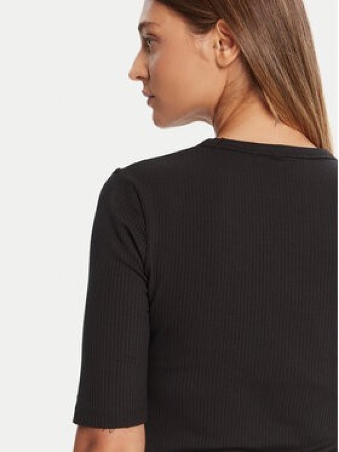 Tommy Hilfiger Bluzka WW0WW47308 Czarny Slim Fit