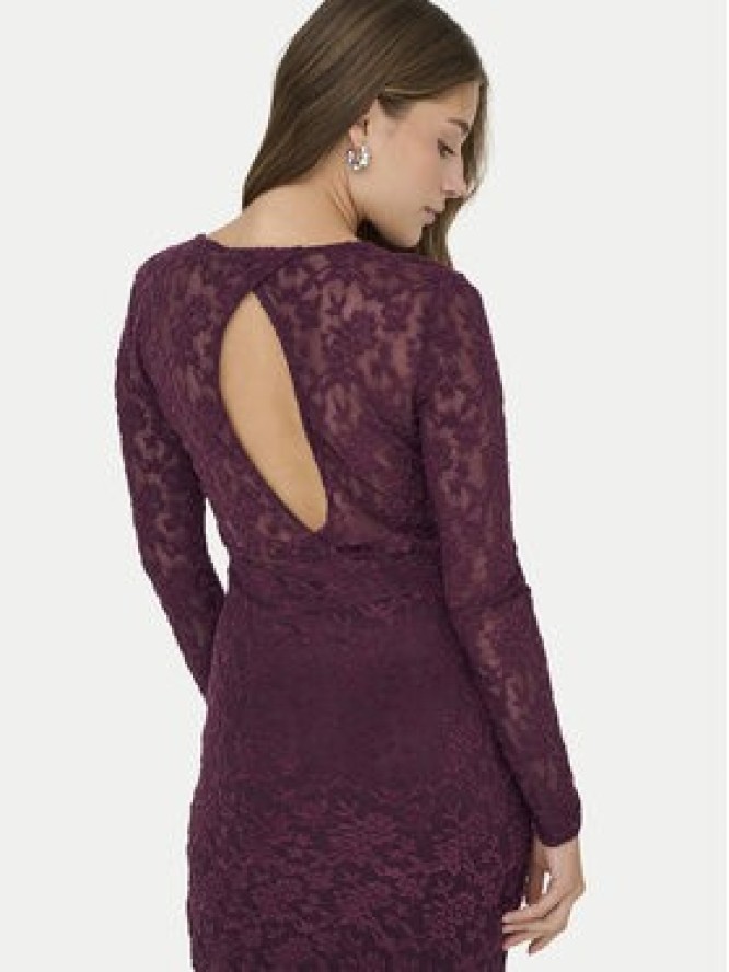 ONLY Sukienka koktajlowa Blaise 15356156 Fioletowy Slim Fit