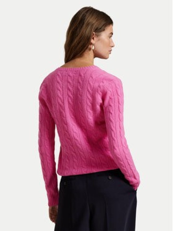 Polo Ralph Lauren Sweter 211971866008 Różowy Slim Fit
