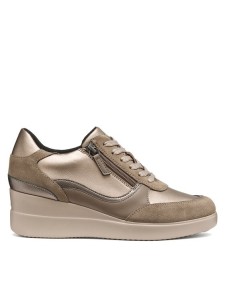Geox Sneakersy D Stardust D6630B 0AJ22 C3056 Brązowy jasny