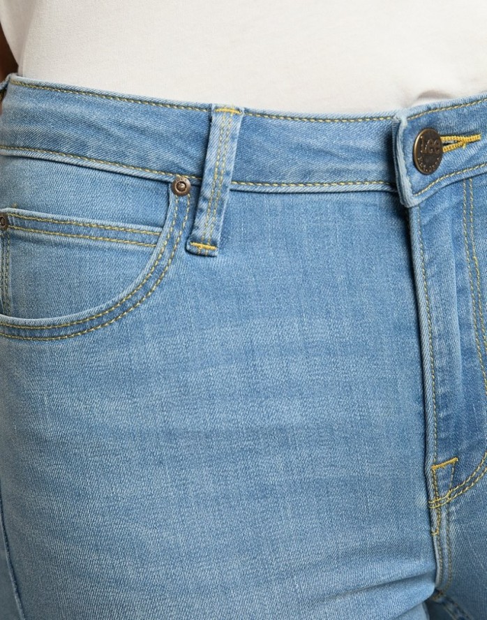 LEE SCARLETT HIGH DAMSKIE SPODNIE JEANSOWE LIGHT BLUE L626EMXV 112145307
