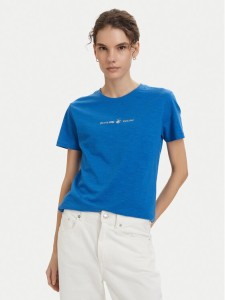 Beverly Hills Polo Club T-Shirt P-SS26W-TS6510 Niebieski Regular Fit
