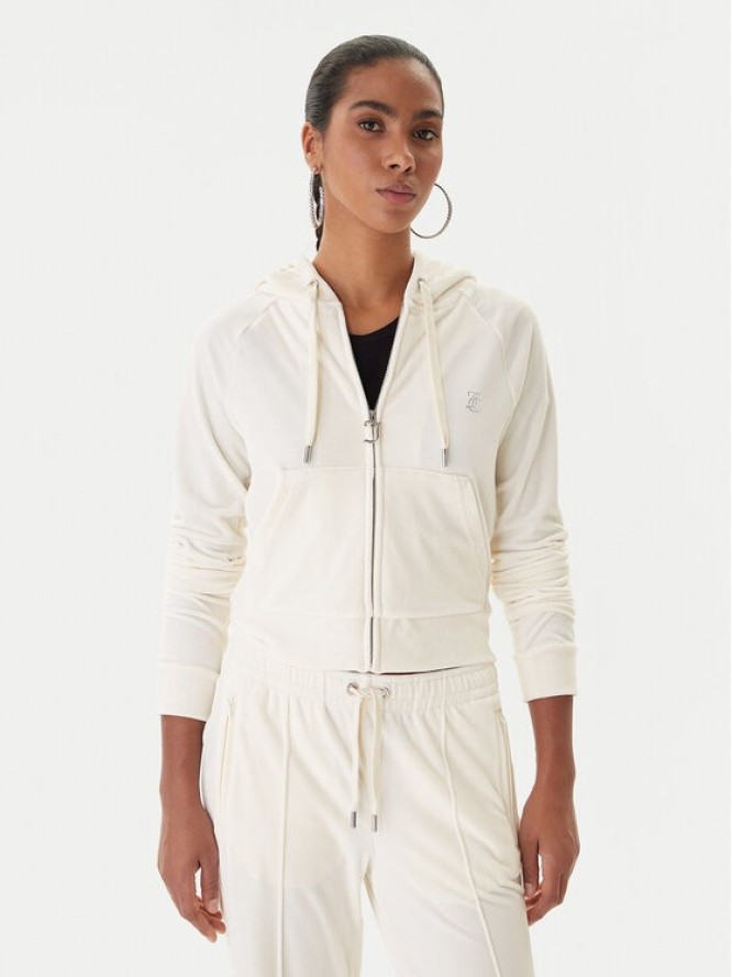 Juicy Couture Bluza Madison JCWAS225306 Beżowy Slim Fit