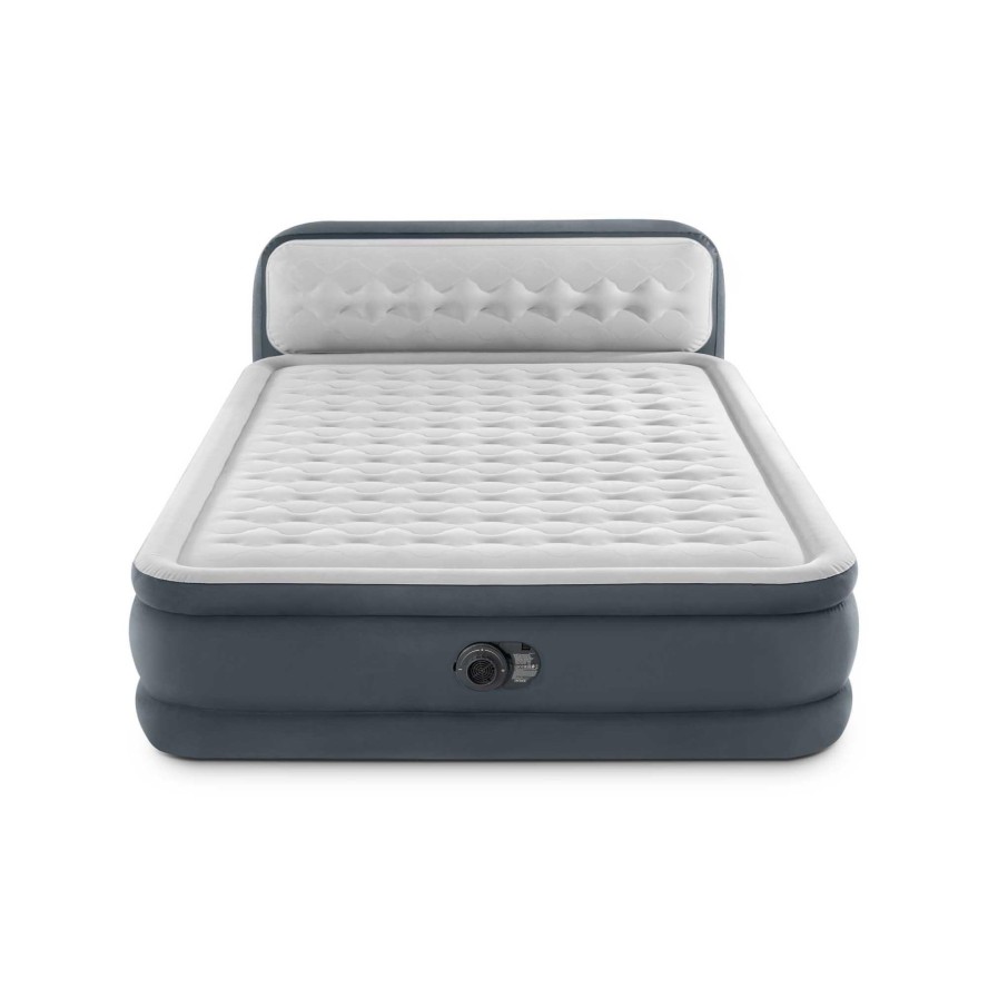 Materac dmuchany dwuosobowy z pompką 236x152x86 cm Intex 64448ND