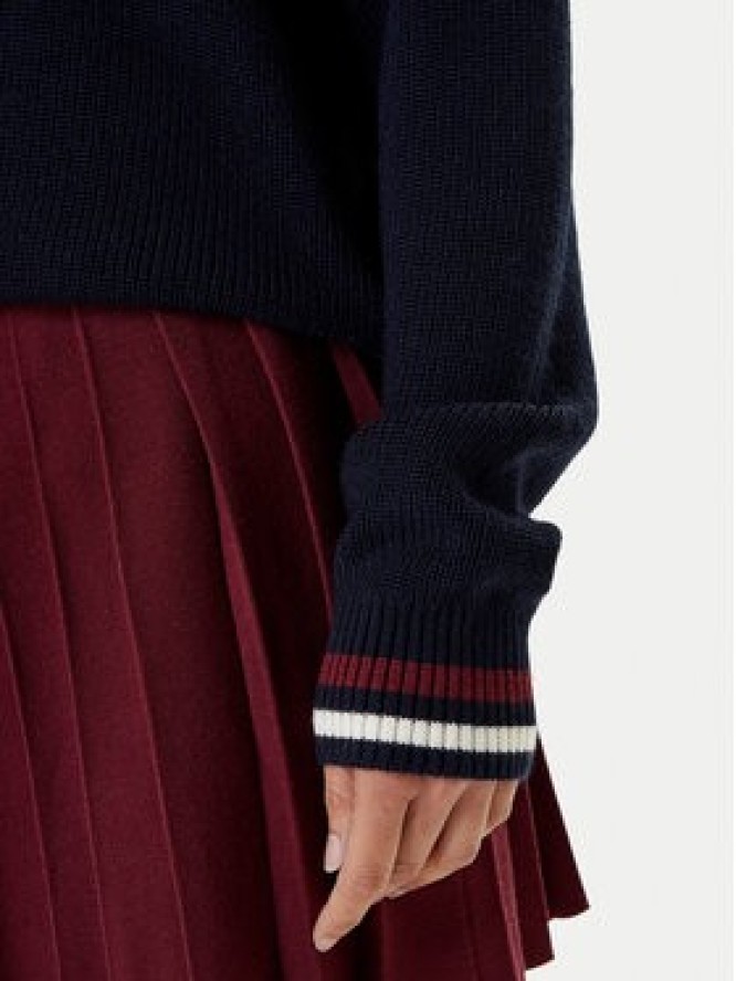 Guess Sweter V5BR01 Z1152 Granatowy Regular Fit