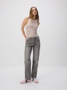 Tank top w paski - wielobarwny