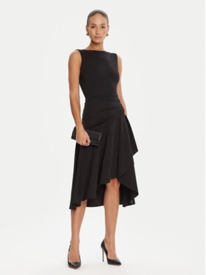 Rinascimento Sukienka koktajlowa CFC0125337003 Czarny Regular Fit