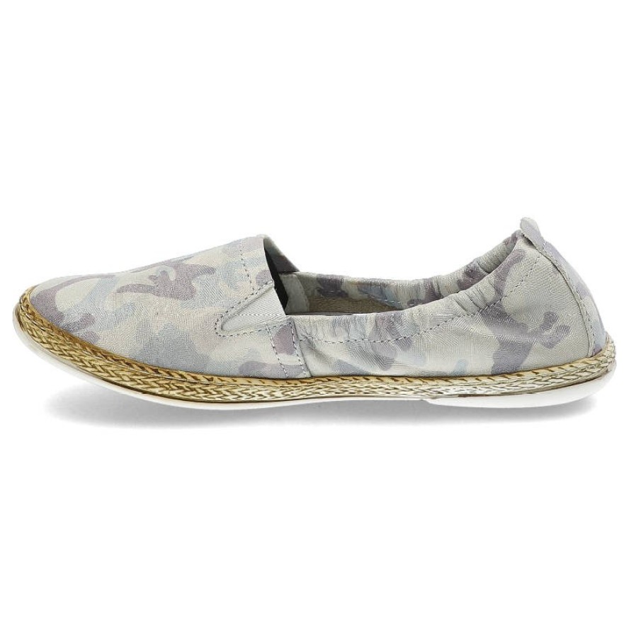 Niebieskie Espadryle Lemar Damskie Wygodne Lekkie Buty