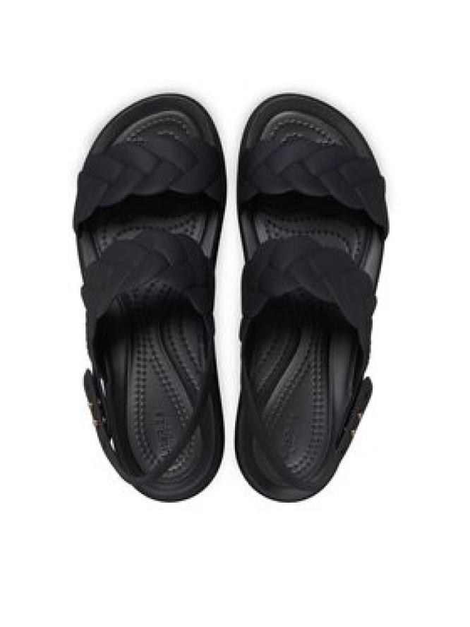 Crocs Sandały Brooklyn Woven Upper LW 209977 Czarny
