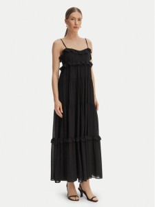 MICHAEL Michael Kors Sukienka letnia MS683E37R3 Czarny Relaxed Fit