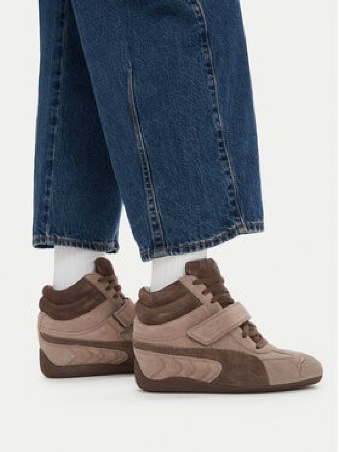 Puma Sneakersy Speedcat Wedge Wns 407878 01 Brązowy