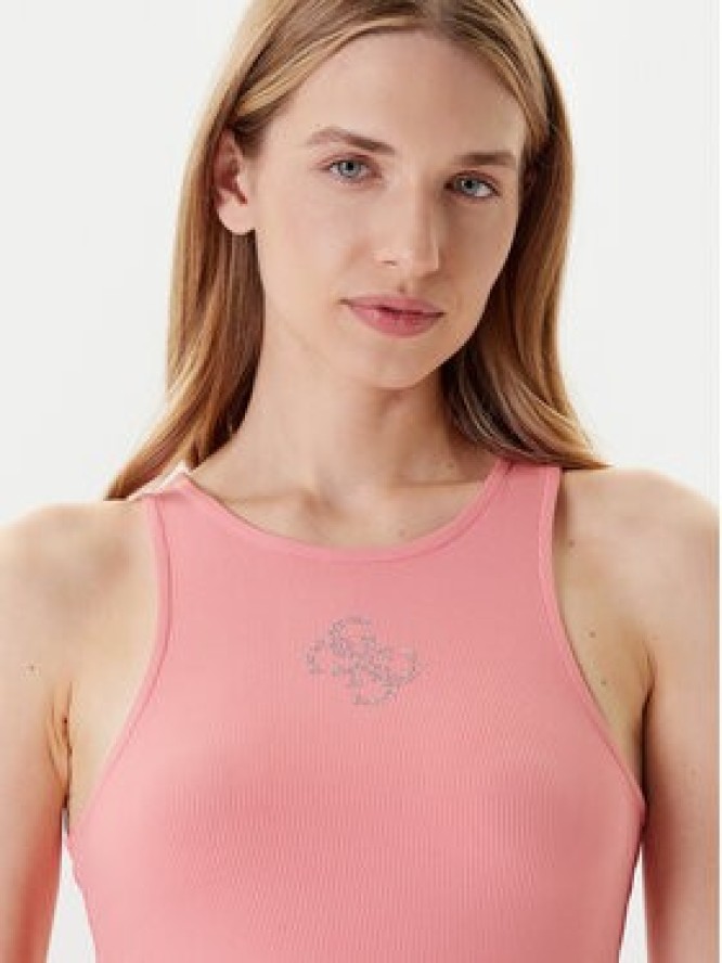 Guess Top W5GP57 KCV52 Różowy Regular Fit