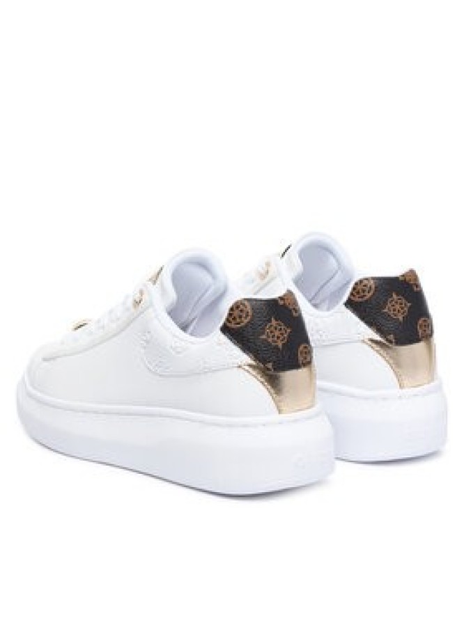 Guess Sneakersy FLTFRE LEA12 Biały