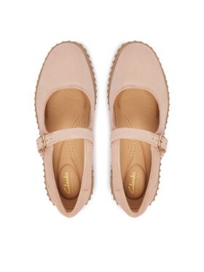 Clarks Półbuty Torhill Jane 26186306 Różowy