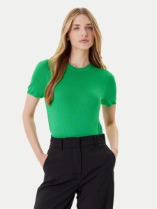 Calvin Klein Sweter LV044A307G Zielony Regular Fit