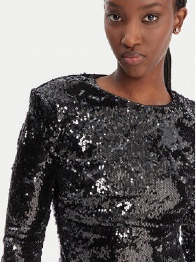 Guess Sukienka koktajlowa W6RK52 KD020 Czarny Regular Fit
