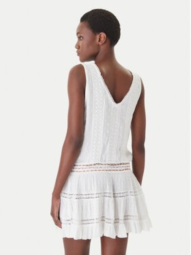 Banana Moon Sukienka letnia Martina Seastar MZG10 Biały Regular Fit