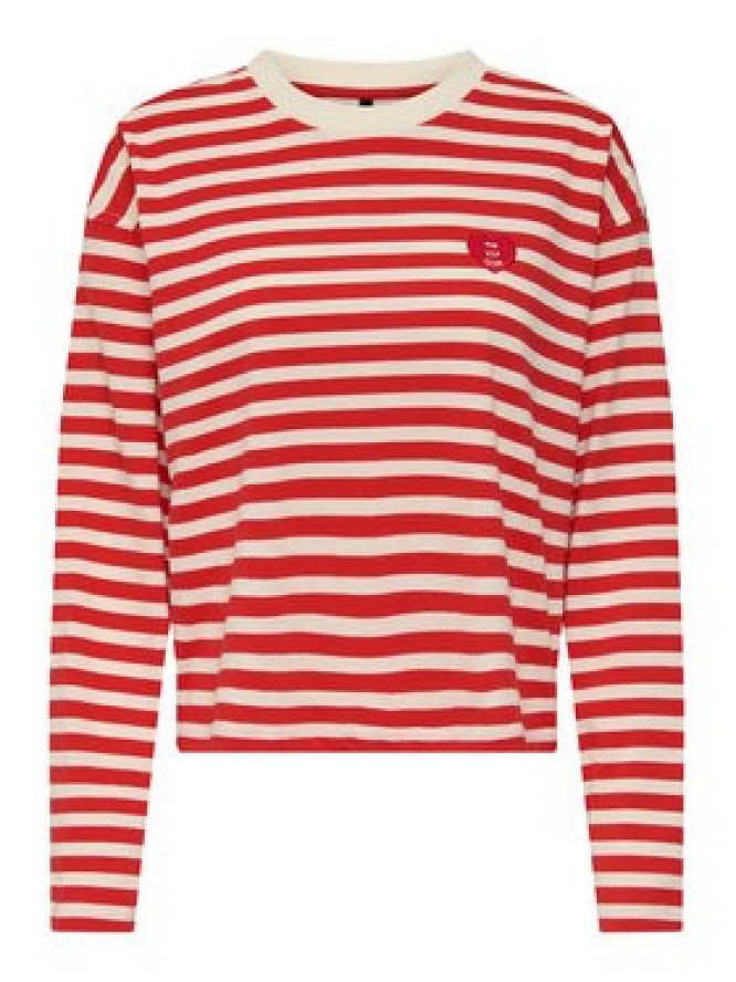ONLY Bluzka Livina 15359682 Czerwony Regular Fit
