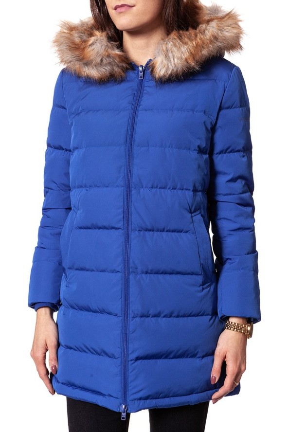 DAMSKA KURTKA ZIMOWA WRANGLER LONG PUFFER MAZARINE BLUE W4126VJ7K 112128760