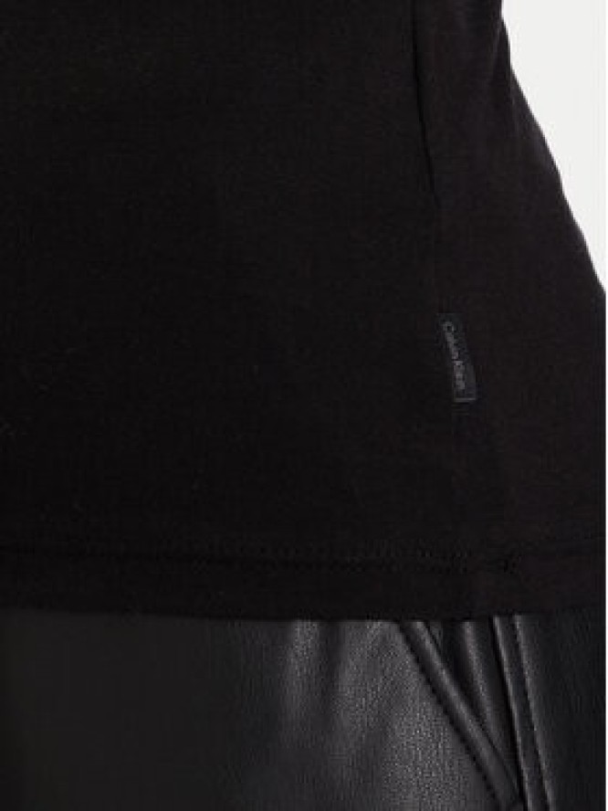 Calvin Klein Sweter LV044D239G Czarny Slim Fit