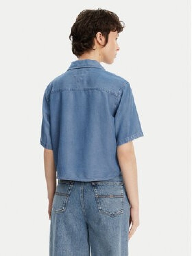 Tommy Jeans Koszula DW0DW20603 Niebieski Relaxed Fit