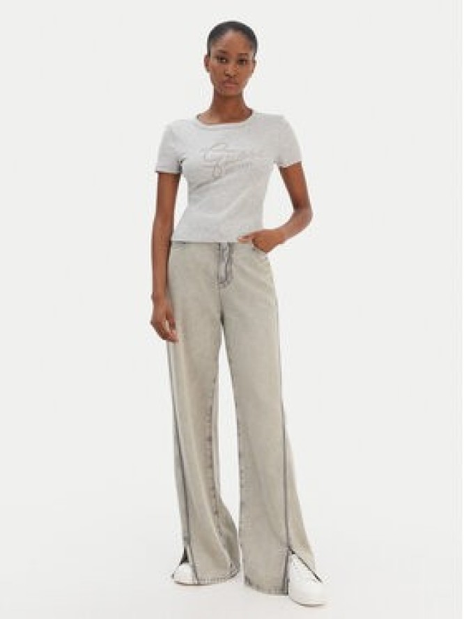 Guess T-Shirt W6RI22 KA0H1 Szary Slim Fit