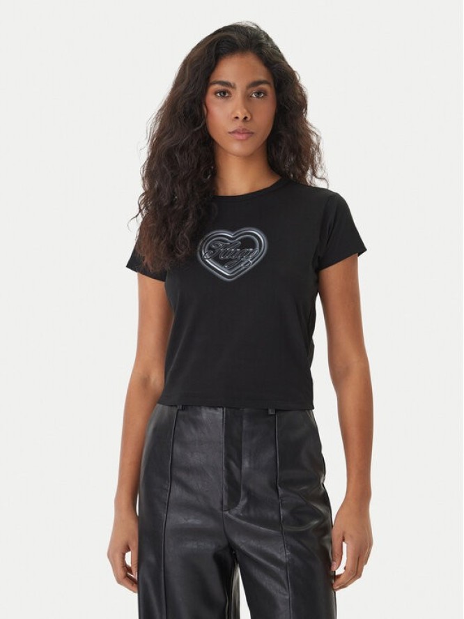 HUGO T-Shirt Dichroma_B 50560769 Czarny Slim Fit