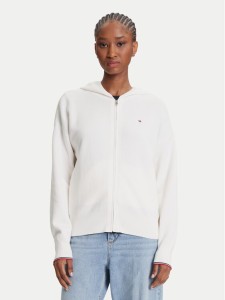 Tommy Hilfiger Kardigan WW0WW42018 Écru Regular Fit