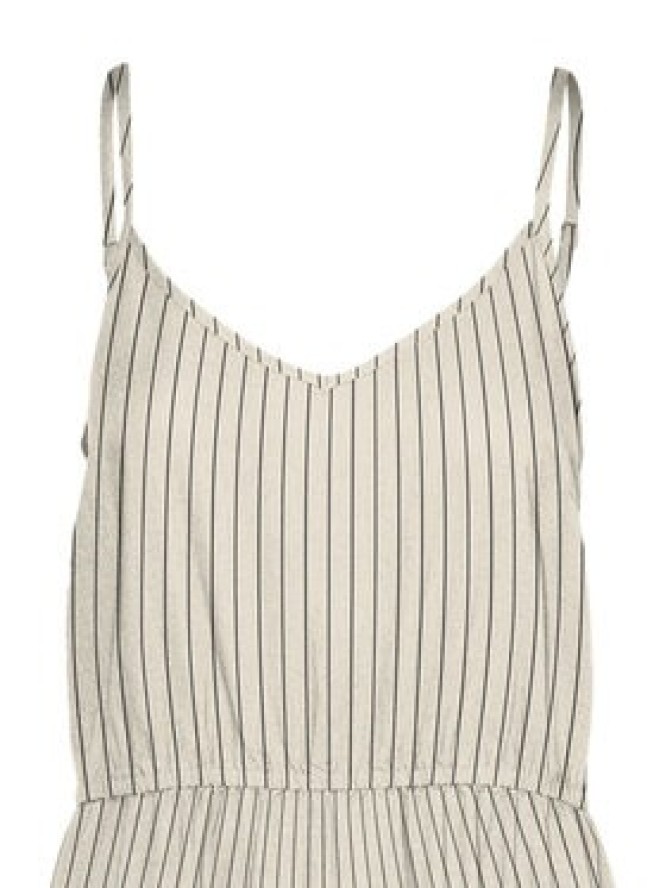 Vero Moda Sukienka letnia Mymilo 10303689 Beżowy Regular Fit