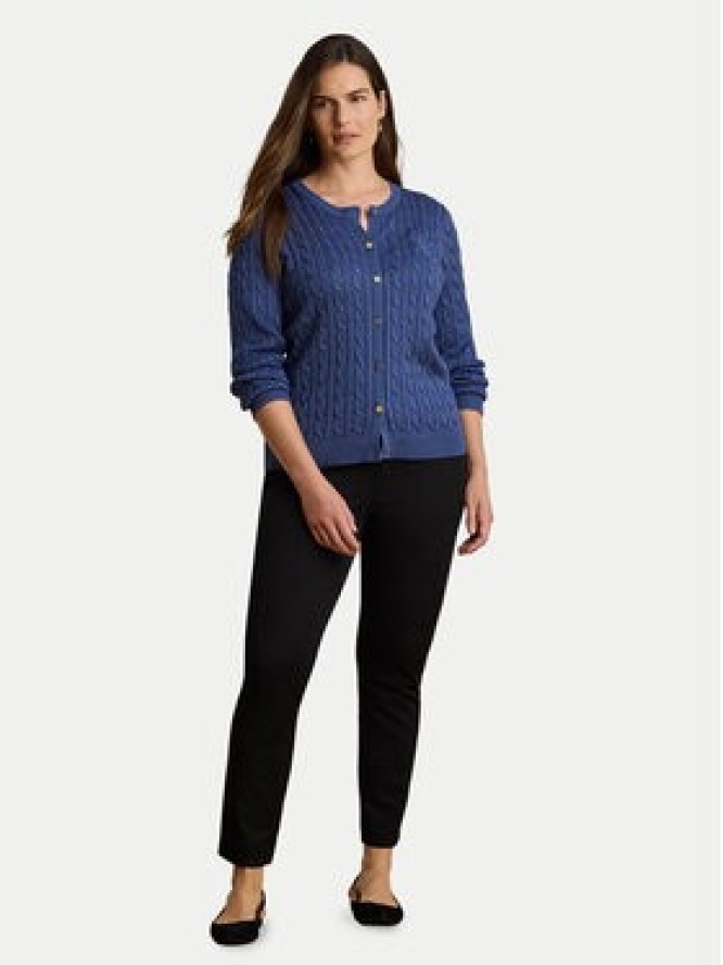 LAUREN RALPH LAUREN Kardigan 200P14040502 Fioletowy Regular Fit